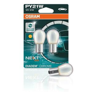 OSRAM PY21W 12V 21W BAU15s Diadem Chrome NextGen. 2ks blistr 7507DC-02B obraz