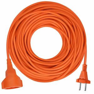 Solight 1z pohyblivý přívod - spojka, 15m, 2 x 1, 5mm2, oranžová PS21 obraz