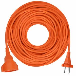 Solight 1z pohyblivý přívod - spojka, 25m, 2 x 1, 5mm2, oranžová PS23 obraz