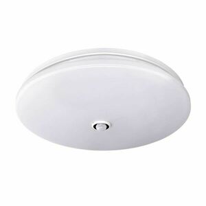 Solight LED stropní světlo PLAIN s PIR sensorem, 18W, 1260lm, 3000K, kulaté, 33cm WO776 obraz