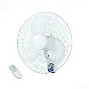 ACA Lighting nástěnný ventilátor, dálkové ovládání, časovač, bílá, 45cm, AC 50W FANWPW40R obraz