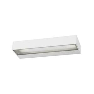 NOVA LUCE venkovní nástěnné svítidlo FUNGO bílý hliník skleněný difuzor LED 12W 3000K 220-240V 120st. IP65 světlo dolů 9027202 obraz