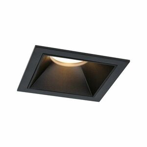 PAULMANN LED vestavné svítidlo 3-krokové-stmívatelné Cole Coin IP44 hranaté 88x88mm Coin 6W 230V stmívatelné 2700K černá obraz