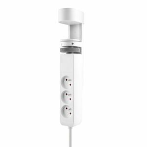 Solight 3z + USB A+C přenosné stolní zásuvky, 2m, bílá, USB rychlonabíječka 20W PD PP105C-PD20 obraz