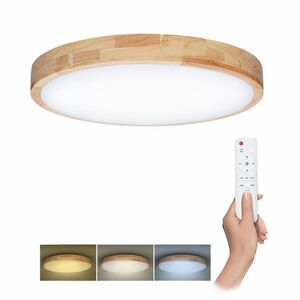 Solight LED osvětlení s dálkovým ovladačem Solid Oak, 48W, 3360lm, 39cm, změna chromatičnosti, stmívatelné WO8009 obraz