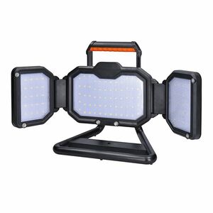 Solight LED reflektor 30W, přenosný, nabíjecí, 3000lm, oranžovo-černý WM-30W-RE obraz