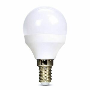 Solight LED žárovka, miniglobe, 6W, E14, 6000K, 510lm WZ420-1 obraz