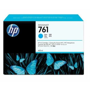 HP 761 Azurová inkoustová kazeta DesignJet, 400 ml CM994A obraz