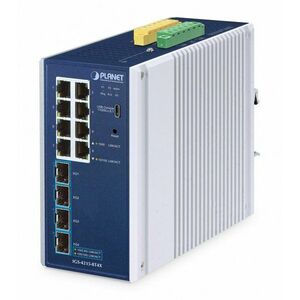 PLANET IP30 Industrial L2/L4 8-Port Řízený L2/L4 IGS-4215-8T4X obraz