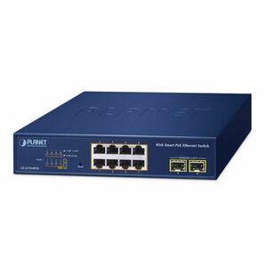 Planet GS-2210-8P2S Switch Smart 8xGE PoE+ 2xSFP GS-2210-8P2S obraz