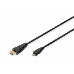 Digitus HDMI 1.4 1m HDMI kabel HDMI Typ D (micro) HDMI AK-330115-010-S obraz