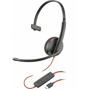 POLY Blackwire 3210 Monaural USB-C Headset (Bulk) Sluchátka s 80S09A6 obraz