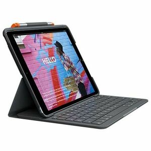 Logitech Slim Folio pro iPad 7., 8. a 9.gen., CZ/SK, grafitový obraz