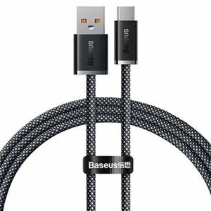 Baseus rychlo nabíjecí datový aábel USB/USB-C 1m, šedý obraz