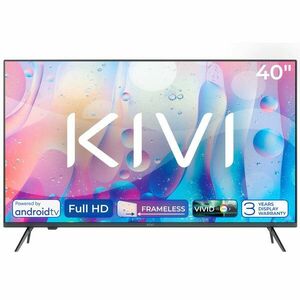 KIVI TV 40F760QB, 40" (100 cm), HD LED TV, AndroidTV, černý obraz