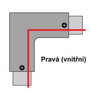 T-LED L spojka pro vestavnou 3F lištu Vyberte variantu: Pravá bílá 105682 obraz