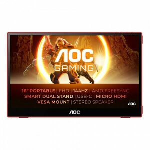 AOC 16G3 Přenosný televizor a monitor Přenosný monitor 16G3 obraz