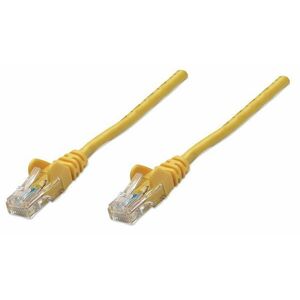 Intellinet RJ-45, M/M, 1m síťový kabel Žlutá Cat5e U/UTP 318969 obraz