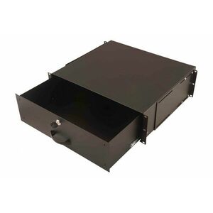 Digitus 19" Lockable Drawer DN-19 KEY-3U-SW obraz