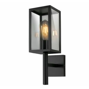 Candellux Černé fasádní svítidlo Hosta pro žárovku 1x E27 IP44 21-32263 obraz