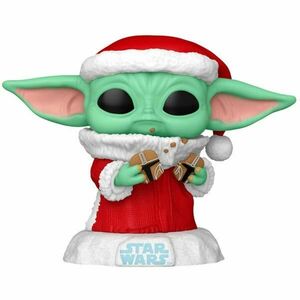 POP! Grogu with Christmas Cookie (Star Wars) obraz