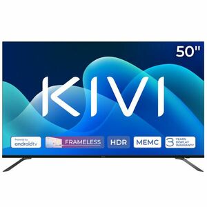 KIVI TV 50U730QB, 50" (127 cm), HD LED TV, AndroidTV, černý obraz