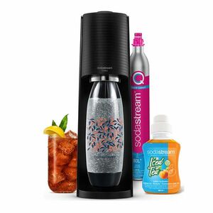 Sodastream Terra black Ice Tea Peach Megapack obraz