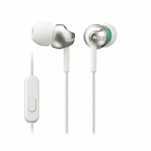 Sony MDR-EX110AP s handsfree, white obraz