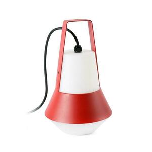 FARO CAT červená přenosná stolní lampa obraz