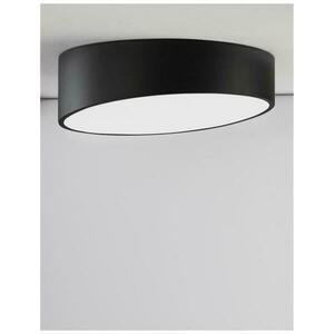 NOVA LUCE stropní svítidlo MAGGIO černý hliník matný bílý akrylový difuzor LED 30W 230V 3000K IP20 9111261 obraz