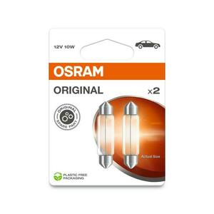 OSRAM 10W 12V SV8, 5 43mm 2ks blistr 6411-2BL obraz