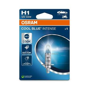 OSRAM H1 12V 55W P14.5s Cool Blue INTENSE NextGen. 5000K +100% 64150CBN-1BL obraz