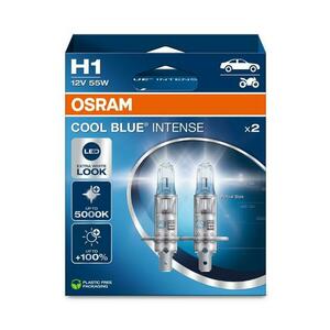 OSRAM H1 12V 55W P14.5s Cool Blue INTENSE NextGen. 5000K +100% Duo 2ks 64150CBN-2HB obraz