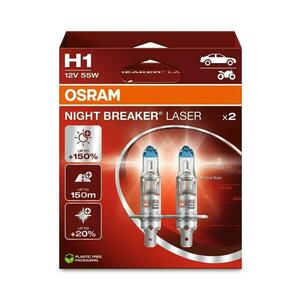 OSRAM H1 Night breaker LASER +150% 64150NL 55W 12V obraz