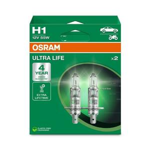 OSRAM H1 12V 55W P14.5s ULTRA LIFE 4 roky záruka 2ks 64150ULT-2HB obraz