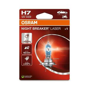 OSRAM H7 12V 55W PX26d NIGHT BREAKER LASER +150% více světla blistr 64210NL-1BL obraz