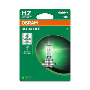 OSRAM H7 12V 55W PX26d ULTRA LIFE 4 roky záruka blistr 64210ULT-1BL obraz