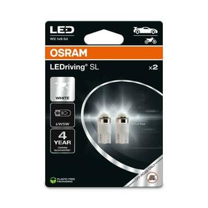 OSRAM LED W5W 12V 1W W2.1x9.5d LEDriving SL White 6000K blistr 2ks 2825DWP-2BL obraz