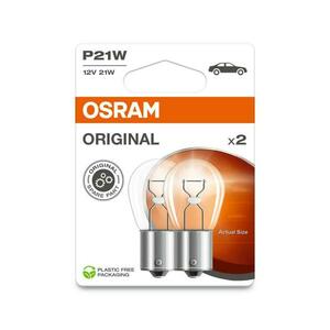 OSRAM P21W 12V 21W BA15s 2ks blistr Original 7506-2BL obraz