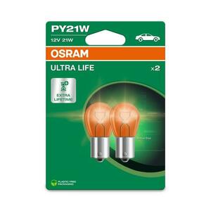 OSRAM PY21W 12V 21W BAU15s ULTRA LIFE 2ks blistr 7507ULT-2BL obraz