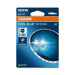 OSRAM W5W 12V W2.1x9.5d 5W Cool Blue INTENSE NextGen. 4000K blistr 2ks 2825CBN-2BL obraz