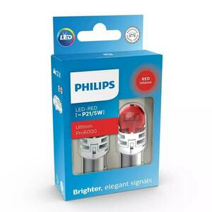 Philips LED P21/5W 12V 2.5/0.5W Ultinon Pro6000 SI Red Intense 2ks 11499RU60X2 obraz