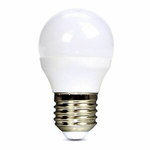 Solight LED žárovka, miniglobe, 6W, E27, 3000K, 510lm WZ412-1 obraz