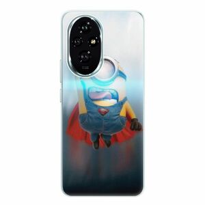 Odolné silikonové pouzdro iSaprio - Mimons Superman 02 - Honor 200 obraz