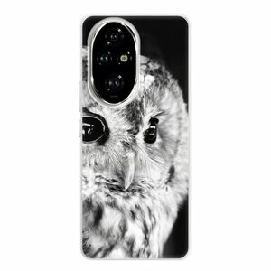 Odolné silikonové pouzdro iSaprio - BW Owl - Honor 200 Pro obraz