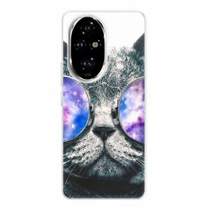 Odolné silikonové pouzdro iSaprio - Galaxy Cat - Honor 200 Pro obraz