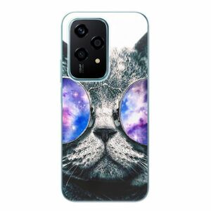 Odolné silikonové pouzdro iSaprio - Galaxy Cat - Honor 200 Lite obraz