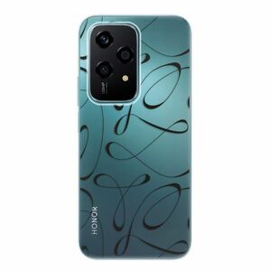 Odolné silikonové pouzdro iSaprio - Fancy - black - Honor 200 Lite obraz