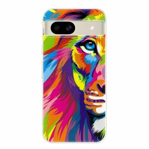 Odolné silikonové pouzdro iSaprio - Rainbow Lion - Google Pixel 8a obraz