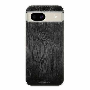 Odolné silikonové pouzdro iSaprio - Black Wood 13 - Google Pixel 8a obraz